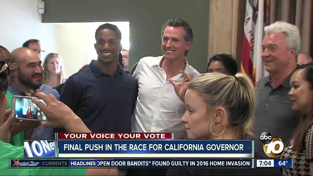 Final push in the gubernatorial race
