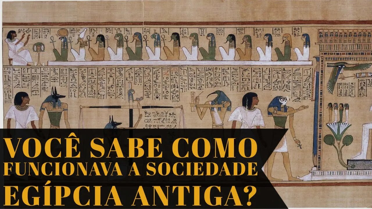 VOCÊ SABE COMO FUNCIONAVA A SOCIEDADE EGÍPCIA ANTIGA?