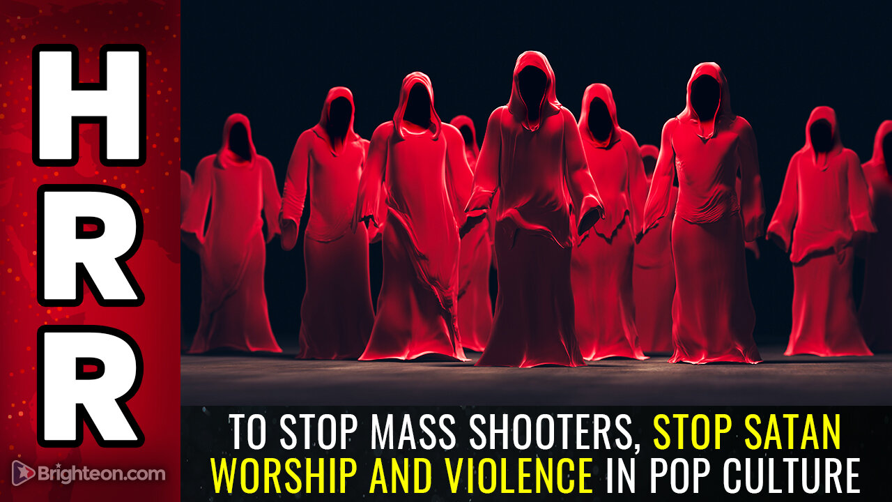 To stop mass SHOOTERS, stop SATAN worship and VIOLENCE in pop culture