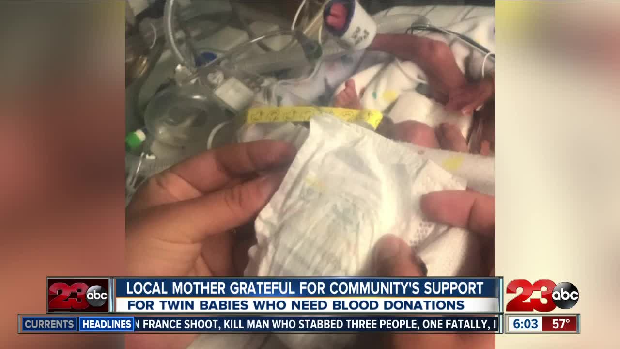 Mother shares gratitude for community helping premature twins