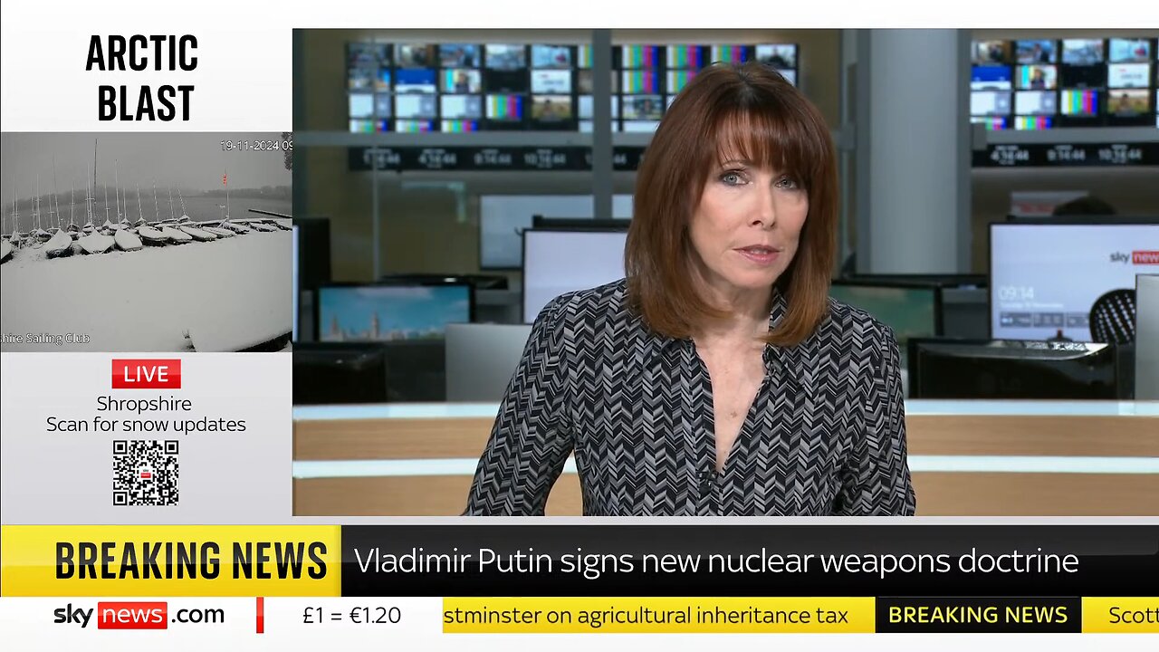 SKY NEWS: Putin lowers even more the threshold for using nuclear arsenal