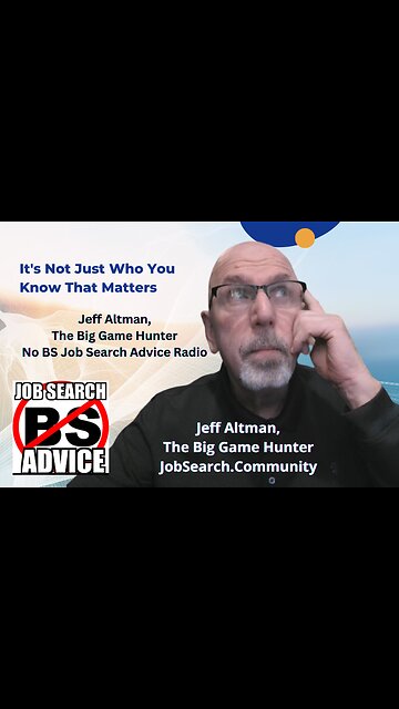 It's Not Just Who You Know That Matters