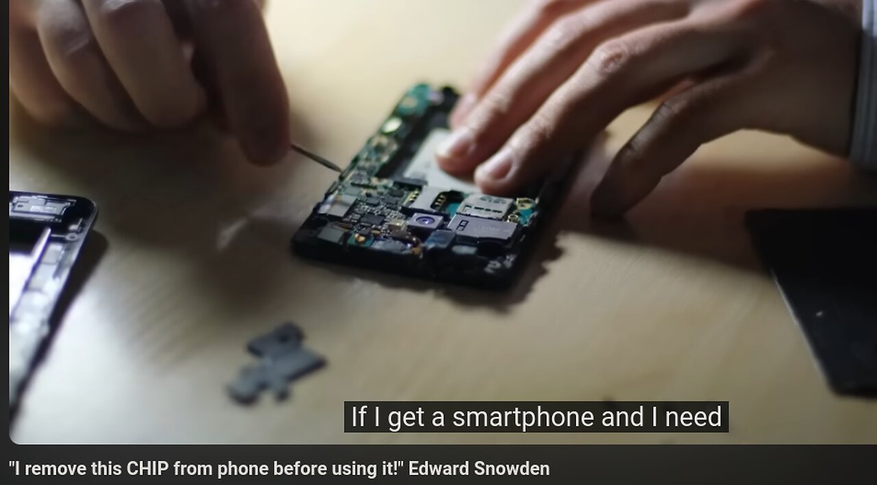 I remove this CHIP from phone before using it- Edward Snowden (He Is Not Exaggerating)