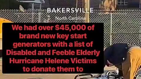 36 generators were allegedly stolen by law enforcement in North Carolina. What the hell is going on?