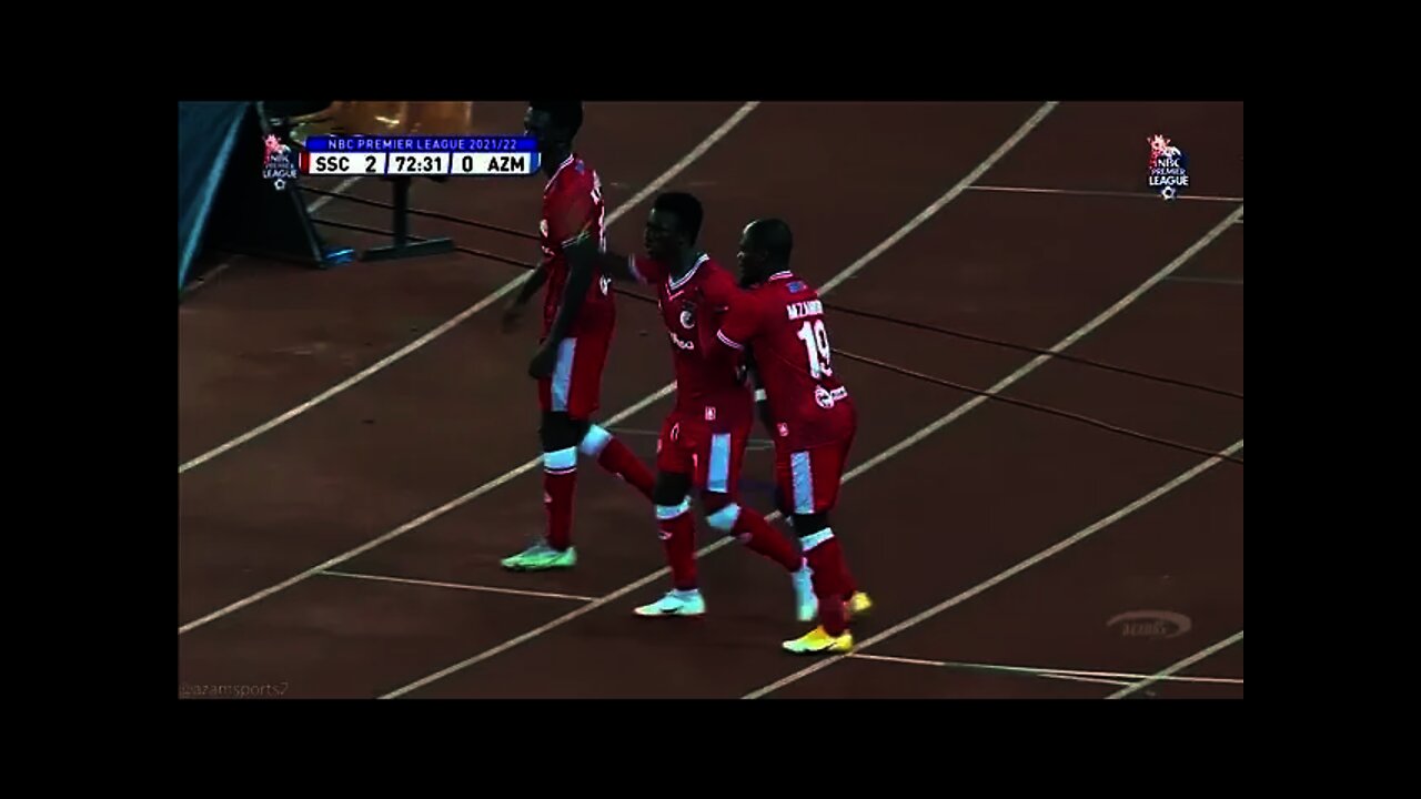 SIMBA vs AZAM :Goli la pili la Simba SC likiwekwa nyavuni na Pape Sakho. FT Simba C 2-1 Azam