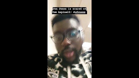 Jones is Scared of Aspinall! #ufcnews