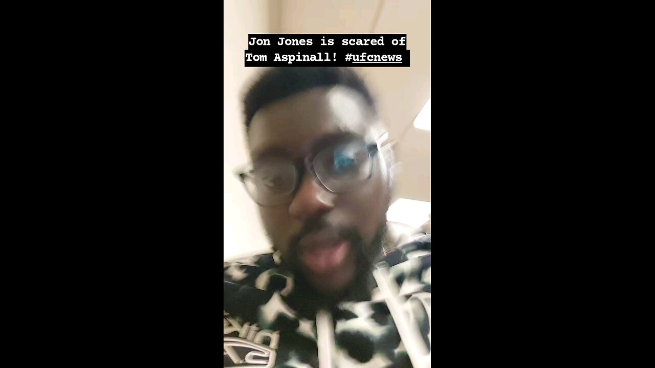 Jones is Scared of Aspinall! #ufcnews