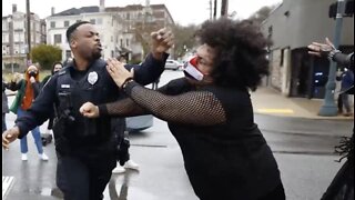 Pittsburg BLM Protestor Gets Laid Out by Cop