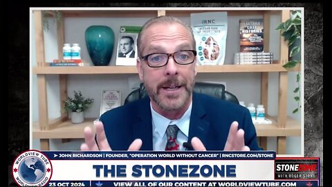 BREAKING: John Richardson REVEALS to Roger Stone How REAGAN Treated His Cancer