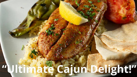 "Sizzling Cajun Dreams: Grilled Catfish with a Kick!"