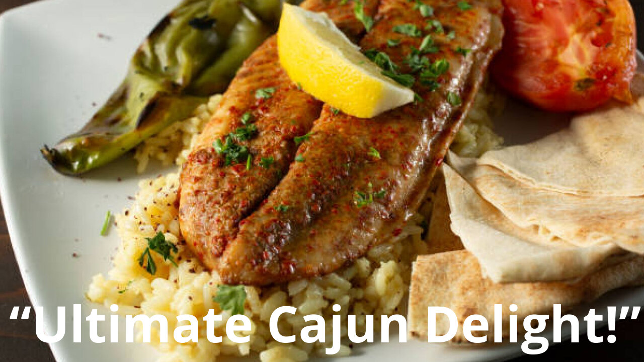 "Sizzling Cajun Dreams: Grilled Catfish with a Kick!"