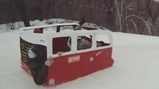 Custom made VW Wagon Sled!