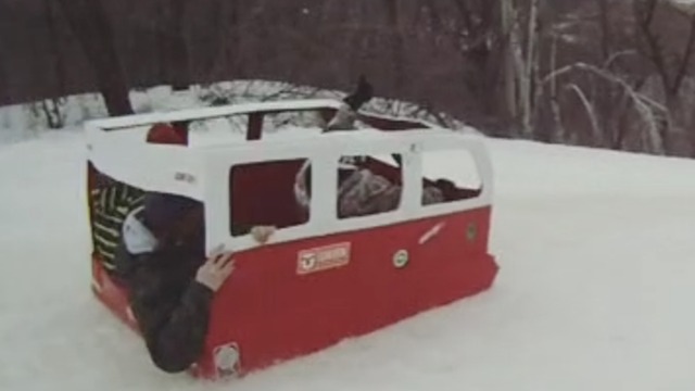 Custom made VW Wagon Sled!