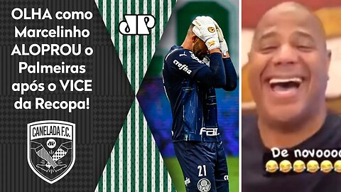 "DE NOVO! DE NOVO!" OLHA como Marcelinho Carioca ALOPROU o Palmeiras após VICE da Recopa!