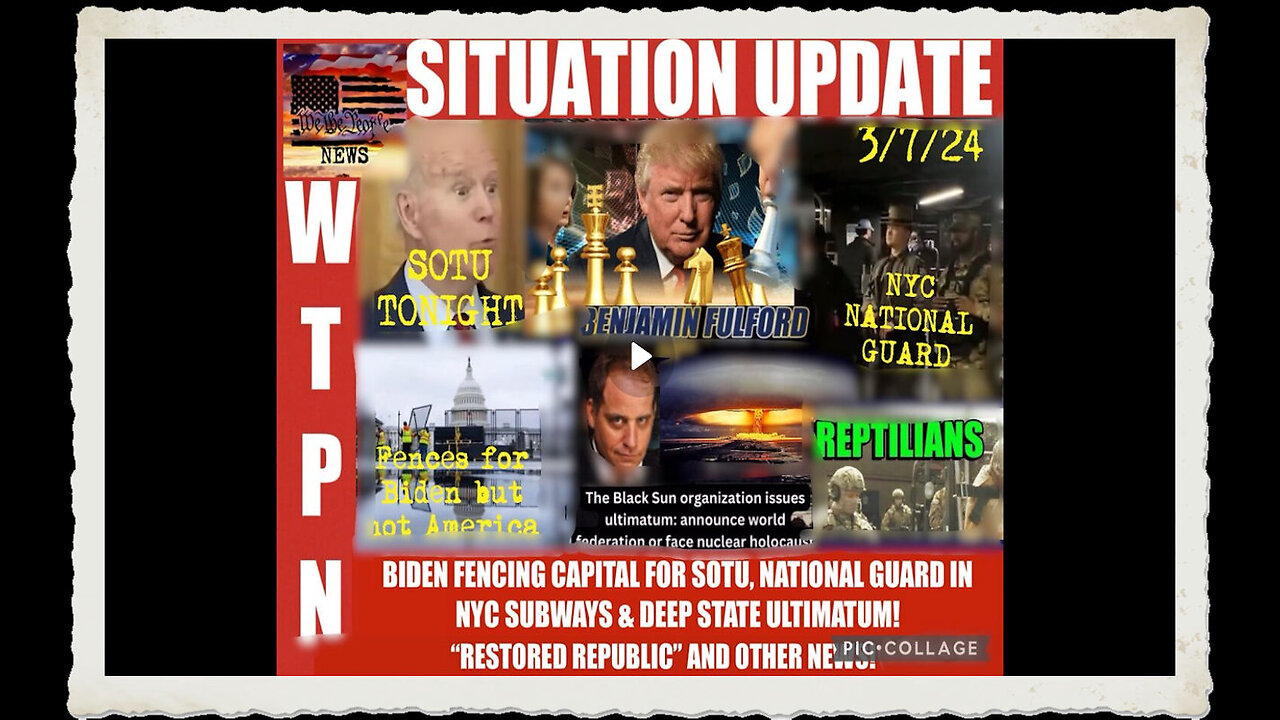 WTPN SITUATION UPDATE 3 7 24