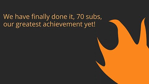70 SUBS!!!