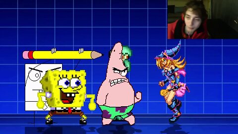 SpongeBob SquarePants Characters (SpongeBob And Squidward) VS Dark Magician Girl In An Epic Battle