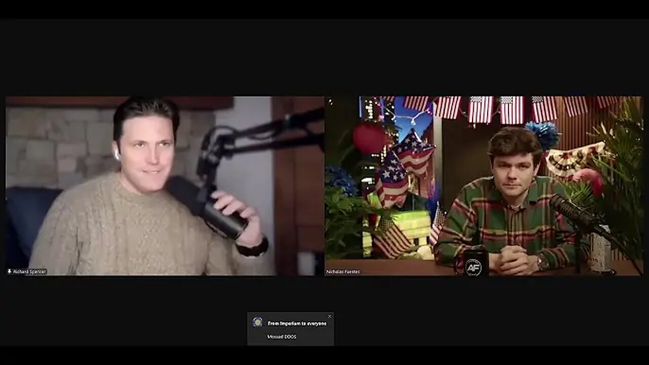 "Richard Spencer & Nick Fuentes Zoom Call - Friday Evening, 8th November 2024"