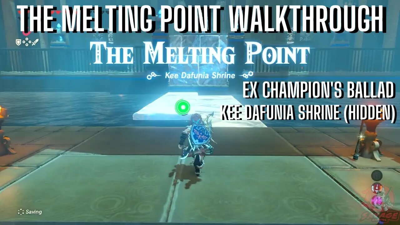 THE MELTING POINT SHRINE WALKTHROUGH KEE DAFUNIA SHRINE EX CHAMPION'S BALLAD ZELDA BOTW