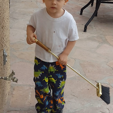 A Boy In His Mom Shoes