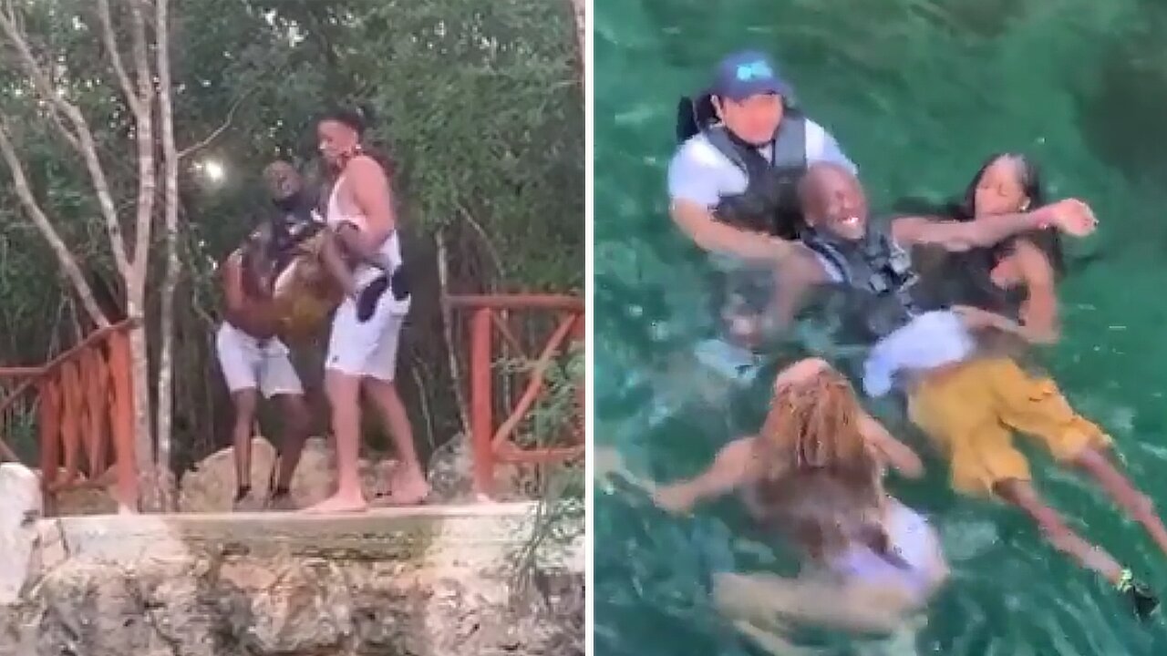 Paralyzed man finds courage to go cliff diving