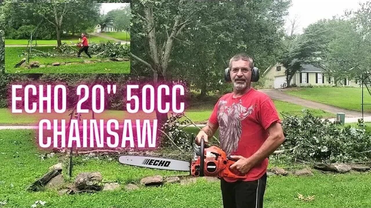 Echo 20inch chainsaw - cuts like a hot knife thru butter!