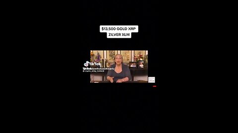 💥USD 13,500 Gold XRP, Silver XLM ?