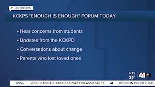 KCKPS 'Enough is Enough' forum