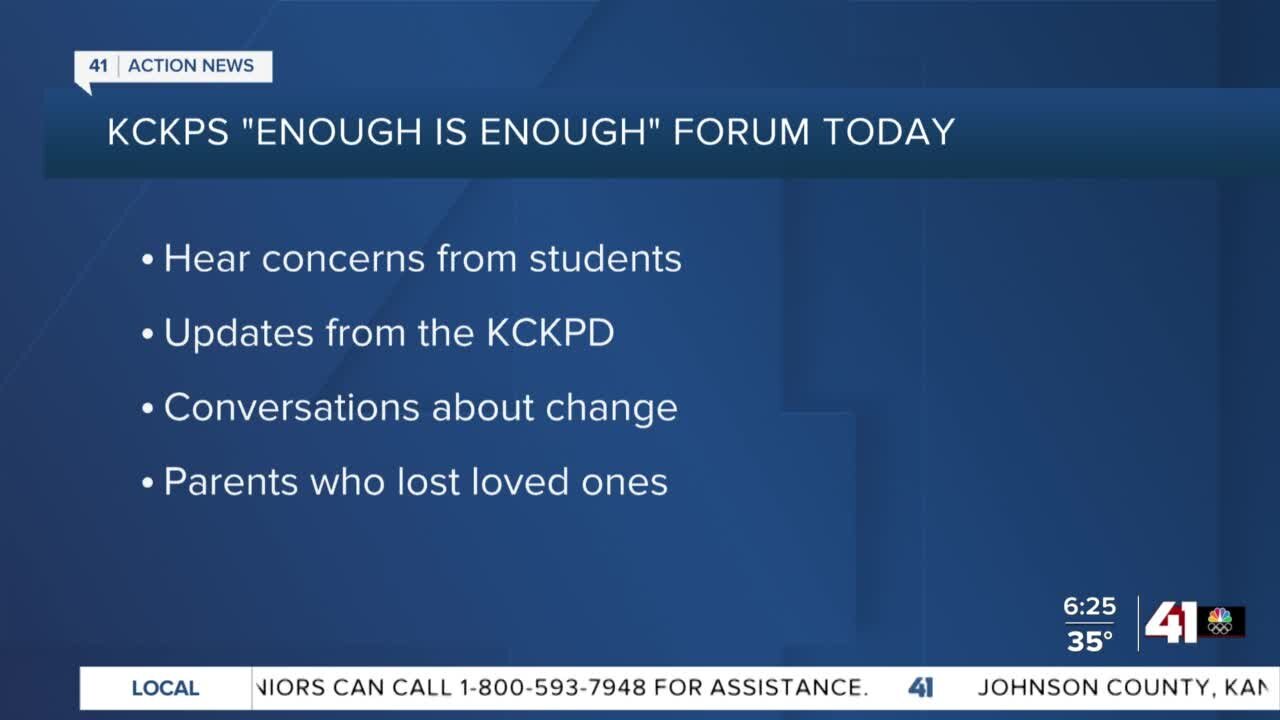 KCKPS 'Enough is Enough' forum