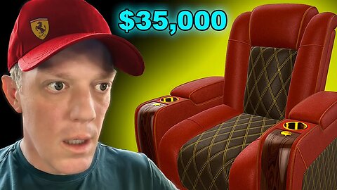 I Installed The Most Expensive Valencia Theater Seats For My Home Theater Shed