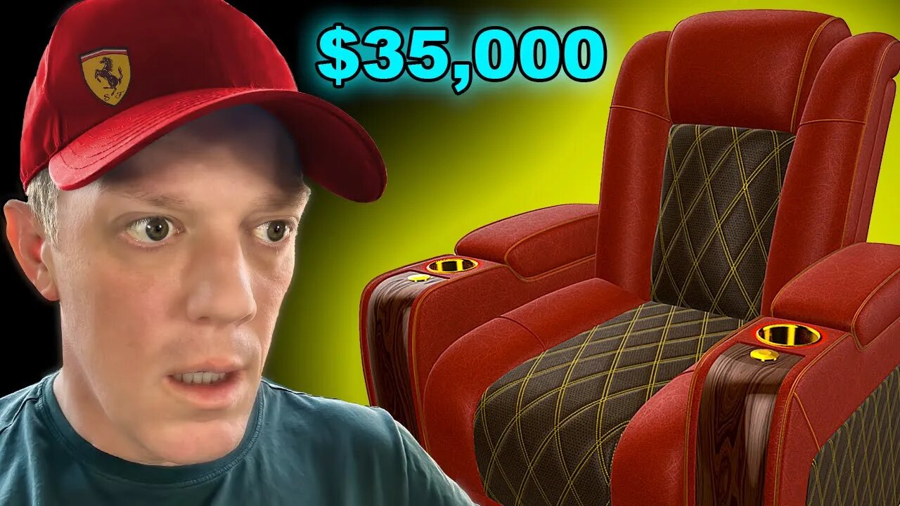 I Installed The Most Expensive Valencia Theater Seats For My Home Theater Shed