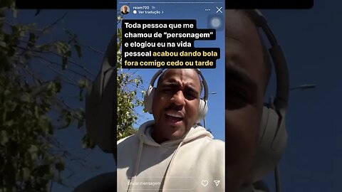 Raiam não é o personagem | Raiam Santos