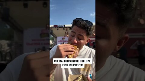 CEL MAI BUN SANDWICH DIN LUME ESTE CEL CU PARIZER #oguritamica #mancare #mancaciosul #romania #food