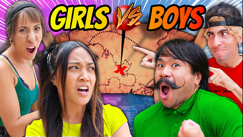Team Up With The Skorys! Boys vs Girls Vegas Treasure Hunt! Forming New Friendships