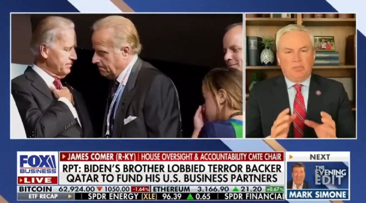 Rep James Comer Biden Family Is The Most Corrupt Political Family In History