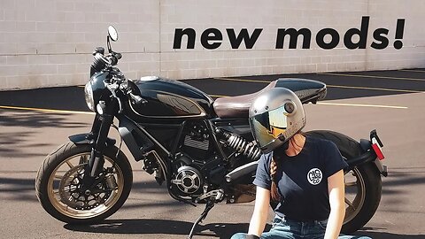 Custom modification plans for my Ducati Cafe Racer | Motovlog