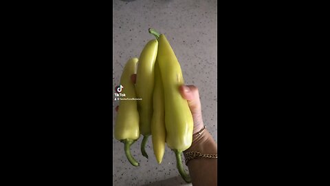 Peppers 🫑 with eggs 🥚 very delicious 🤤 🤙