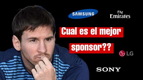 MESSI ama a este SPONSOR!!.