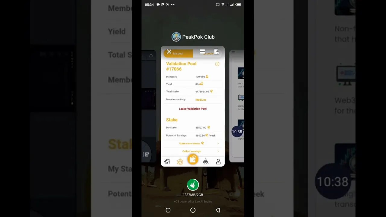 Bit bama token web3 crypto Peakpok minage stake tokens
