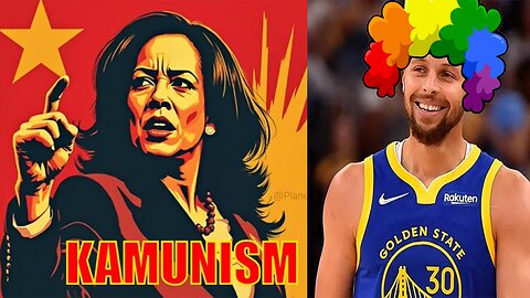 Warriors star Steph Curry is DUMB! Goes full BETA MALE when asked why he is voting for Kamala!