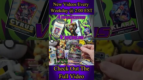 Cyrus And Klara Tournament Collection Pokemon Box Opening Highlights