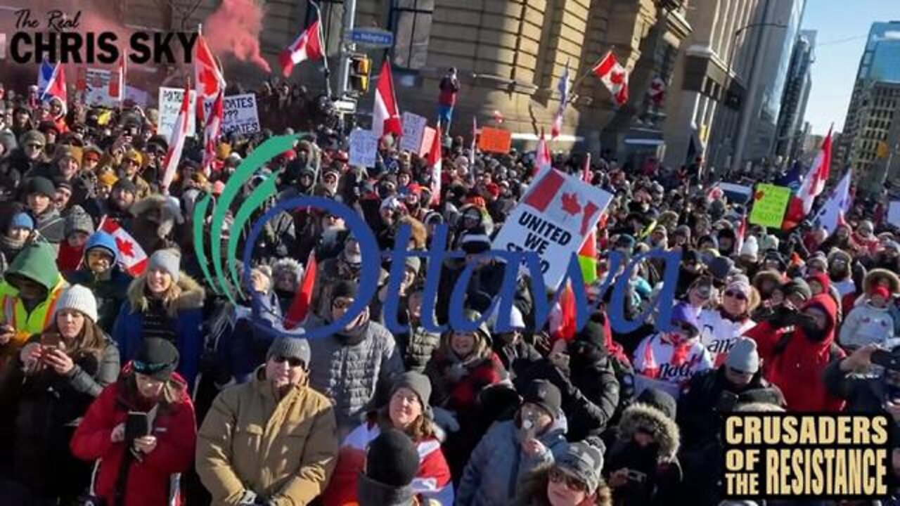 WHAT A SPEECH!! CHRIS SKY SPEAKS TO THE TRUCKER FREEDOM CONVOY IN OTTAWA.