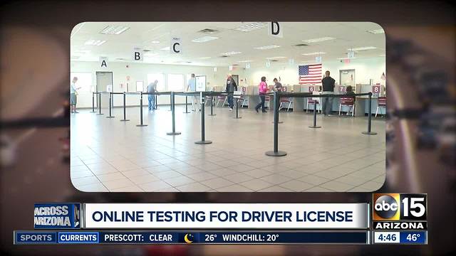 Arizona to allow online written testing for driver's license