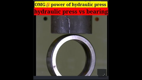 hydraulic press vs bearing #shorts