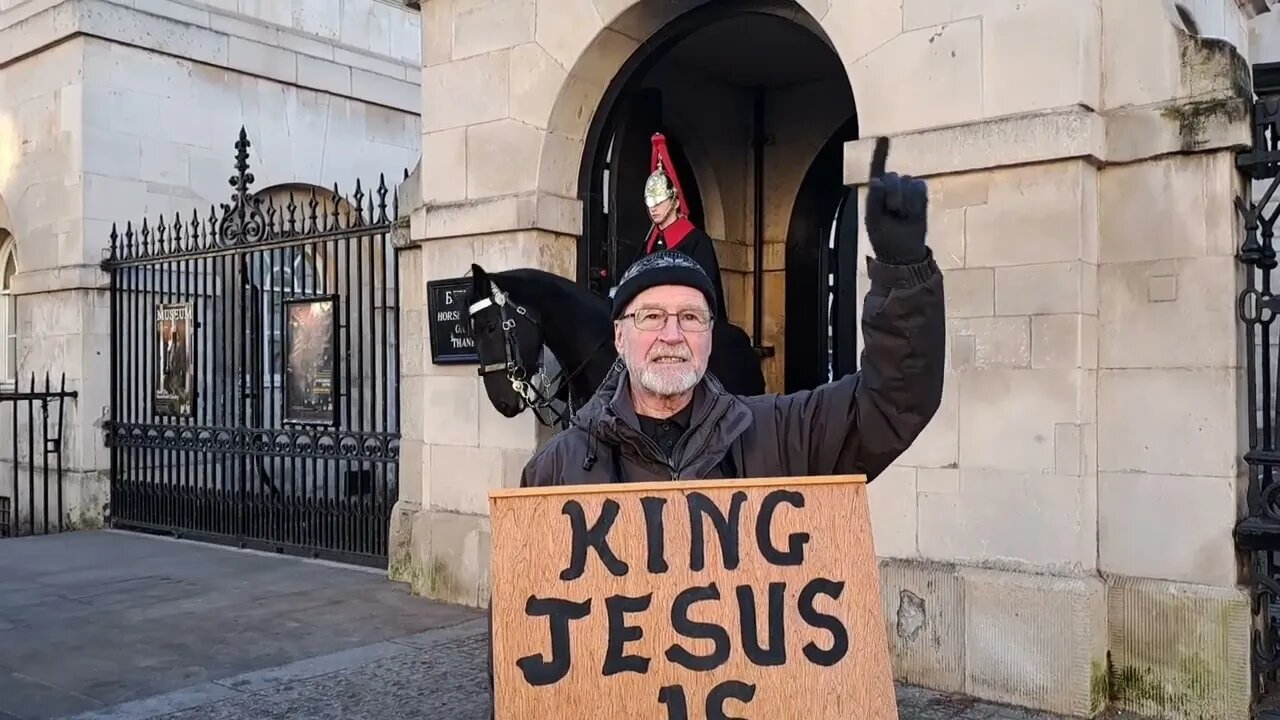 Jesus's is coming to save Israel 🇮🇱 #horseguardsparade