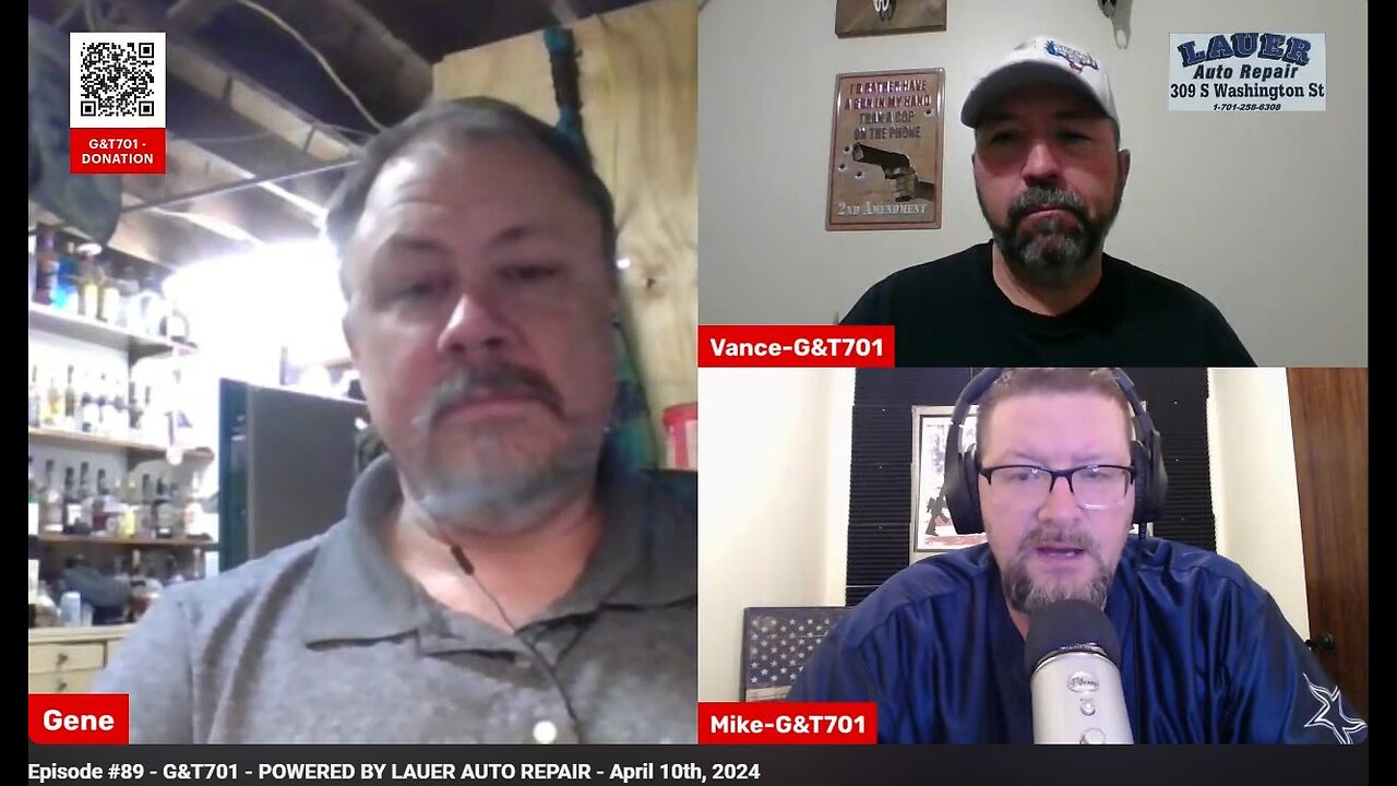 Episode #89 - G&T701 - POWERED BY LAUER AUTO REPAIR - April 10th, 2024 - www.gunsandthe701.com