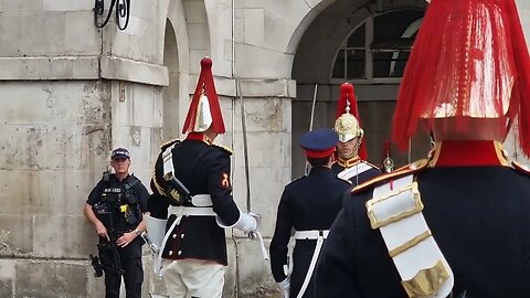 Another 7ft guard at horse guards #horseguardsparade