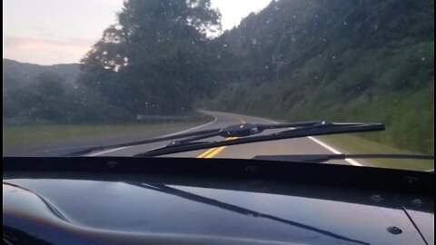 Porsche Sunset Mountain Drive