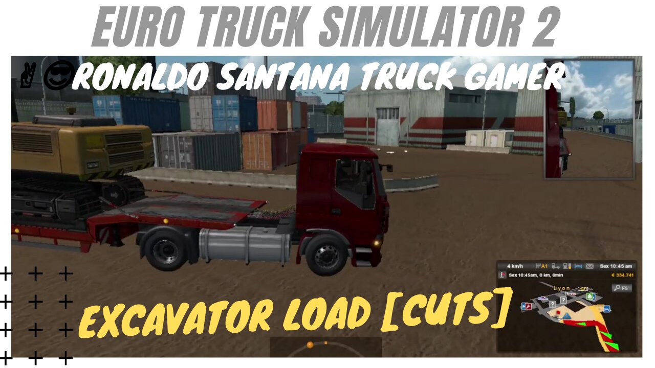 ✌️😎RONALDO SANTANA TRUCK GAMER🚚 EXCAVATOR load [cuts]