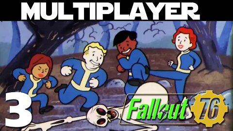 Fallout 76 Unedited Multiplayer ep 3 - Camp Clowns Racetrack 5 Miles Long